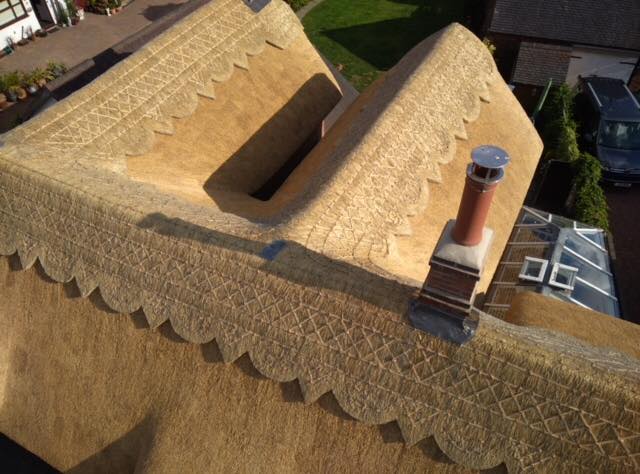 Drone View of a Re-thatch
